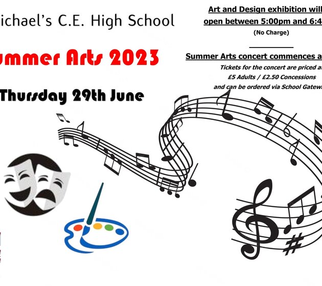Image of Reminder - Summer Arts 2023 - Thursday June 29th